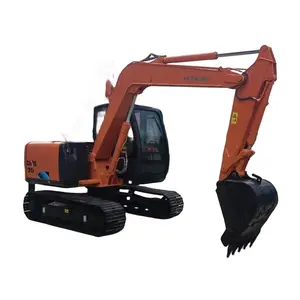 Machines d'excavatrice de construction excavatrices utilisées Japon Hitachi ZX70 à vendre