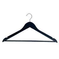 Cintres en bois personnalisés directs d'usine pour les magasins de garde-robes et les blanchisseries