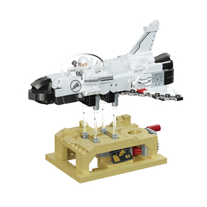 Set di Blocchi Educativi per Sport e Intrattenimento, Serie Esplorazione Spaziale, Astronauta, Telescopio, Razzo, Satellite, Gioco 360 - Product Image 1