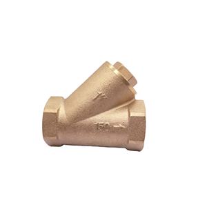 American Standard Bronze NPT ตัวกรองเกลียวภายใน <span class=keywords><strong>Y</strong></span> ตัวกรองสเตนเลสชนิด <span class=keywords><strong>Y</strong></span> ป้องกันการกัดกร่อนทางทะเล1นิ้ว - Product Image 1