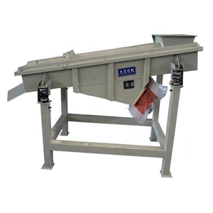 Cribadora Vibratoria Lineal de 1 Capa y 2 Salidas para Cribado Fino, Equipo de Cribado de China - Product Image 1