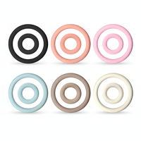 Kit d'accessoires de Pilates unisexe, sac écologique, logo personnalisé, bande de résistance en tissu rose, cercle magique, bloc de yoga