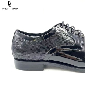 Zapatos de Vestir de Cuero Vacuno para Hombre, Negros, con Cordones, Resistentes al Desgaste, Antiolor, de la Marca Dreamy Stark, para Negocios y Bodas - Product Image 3