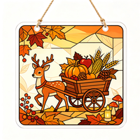 Pendentif en acrylique personnalisé sur mesure, motif animal de dessin animé Art Déco, pour fêtes d'Halloween et mariages, vente en gros