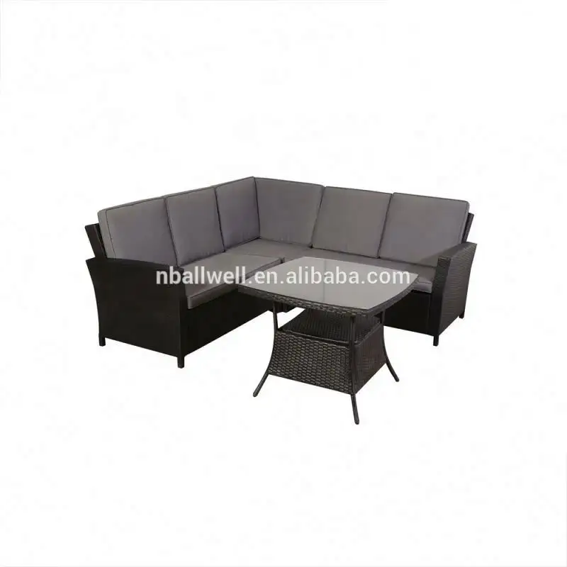 Best selling outdoor rattan / wicker furniture awrf9811 with tea table direct from china supplier rattan / wicker furniture