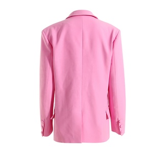 Novo Terno Feminino Elegante com Corrente de Pérolas e Bolsos Grandes - Product Image 6