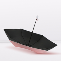 Parapluie automatique 21 pouces à 6 baleines, poignée patte de chat mignonne, protection UV puissante, design exquis