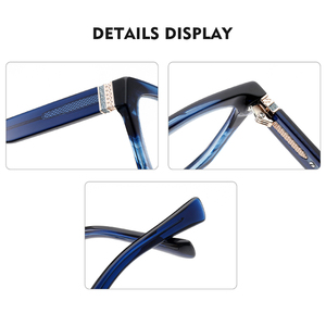 Rõ ràng Cat Mắt Kính máy tính cho phụ nữ sang trọng quang học theo toa Khung thời trang Eyewear Tính năng sexy Acetate dày phim hoạt hình - Product Image 5