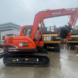 Excavadora Usada DOOSAN DX75-9C de 7.5 Toneladas, Mini Excavadora Hidráulica de Orugas, Maquinaria de Construcción - Product Image 4