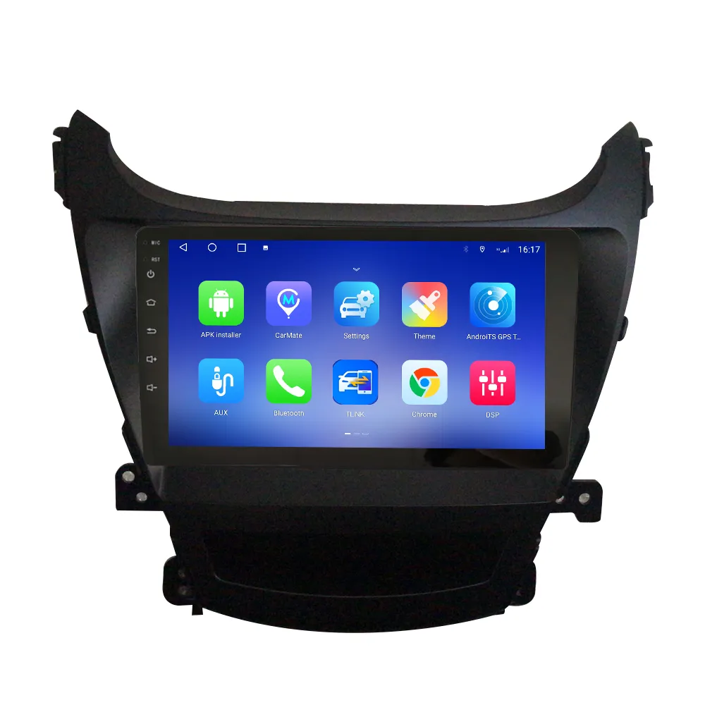 עבור יונדאי ELANTRA 2014-2016 רדיו Headunit מכשיר כפול 2 דין אוקטה ליבות Quad אנדרואיד רכב סטריאו GPS ניווט Carplay