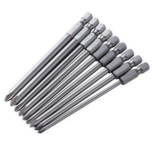 Embouts de tournevis Torx à pointe magnétique en acier de qualité industrielle OEM, tige hexagonale de 1/4, alliage S2, T6-T40, 50-300 mm - Product Image 4