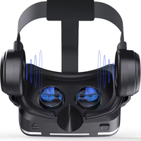 Nouveauté Lunettes 3D VR Casques VR Lunettes 3D Réalité Virtuelle Carton Tout-en-un Casque pour Jeux 3D Jeux Réels