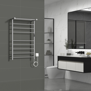 Calentador de Toallas de Acero Inoxidable Montado en la Pared - <span class=keywords><strong>Panel</strong></span> Plano Eléctrico con Control Preciso de Temperatura - Product Image 3