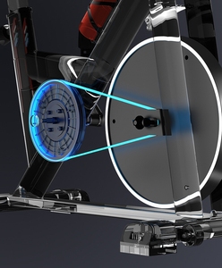Bicicleta de spinning estática inteligente barata para interiores y Casa, bicicleta de spinning para ejercicio de resistencia magnética - Product Image 5
