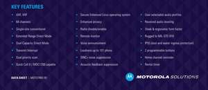 Radio Walkie Talkie Portatile Motorola R2 a Lunga Distanza Doppia Banda con Custodia IP55 e Soppressione del Rumore SINC con Sistema Guida - Product Image 5