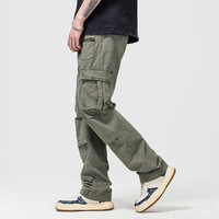 Nouveau jean multi-poches dans la rue Pantalones Hombre Pantalons fuselés pour hommes Denim Jeans pour hommes
