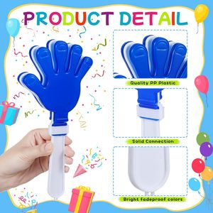 Clapette en plastique en forme de main, personnalisable avec logo imprimé, pour promotion, cadeau, bruit, animation, jouet de soutien - Product Image 2