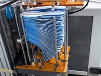Machine d'impression d'écran entièrement automatique d'étiquettes de semelles de chaussures bicolores pour pantoufles