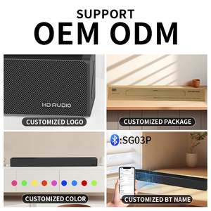 <span class=keywords><strong>Barre</strong></span> <span class=keywords><strong>de</strong></span> <span class=keywords><strong>son</strong></span> Smart <span class=keywords><strong>TV</strong></span> pour ordinateurs, haut-parleur sans fil sur <span class=keywords><strong>pied</strong></span>, effet d'éclairage LED RVB, télécommande, home cinéma, utilisation en soirée - Product Image 4