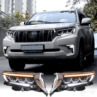 Para Toyota PRADO 2018-2023, Conjunto de Faros Delanteros LED Modificados, Repuesto de Faros para Automóvil, Suministro de Fábrica, Piezas de Automóvil - Un Par