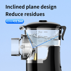 Nébuliseur portable rechargeable avec écran numérique intelligent, pour usage domestique pédiatrique, doté de 3 réglages ajustables automatiques - Product Image 3