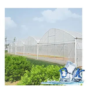 Greenhouse hot-dip galvanized frame glass greenhouse planting multi-span film accessories can be customized