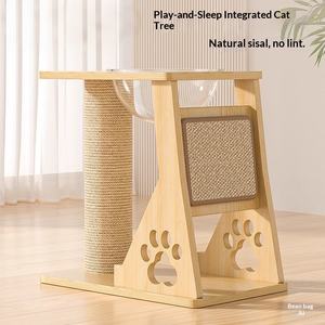 โครงปีนป่ายสำหรับแมว, ของเล่นแมวพร้อมที่นอนในตัว, แท่นกระโดดขนาดใหญ่หรูหราสำหรับแมว, โครงปีนป่ายสำหรับแมว - Product Image 3