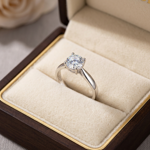 925 Sterling Silver Princess Cut Moissanite Heart Shape <b>Ring</b> for Women's Wedding Engagement Valentine's Day Birthdays - Product Image 3