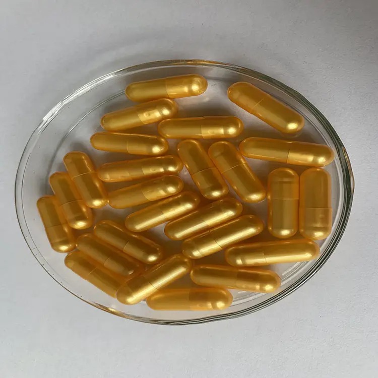 Chinese Gouden Koninklijke Lege Gelatine Capsule Voor Medicijnen