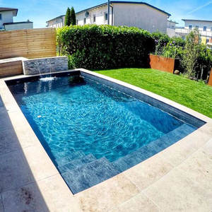 Fábrica personalizada casa familiar comercial Frp adultos niños jardín piscina enterrada natación Spa prefabricada fibra de vidrio piscina - Product Image 3