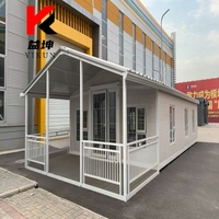Amérique du Sud Jardin Minuscule Maison Mobile Extensible de 40 pieds Maisons Portables 2 3 Chambres Maisons Capsules pour Villa