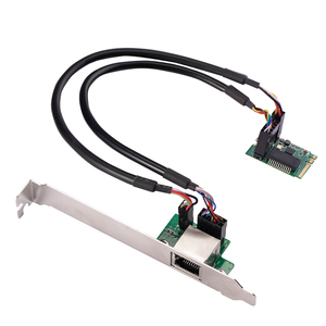 Adaptador Ethernet Gigabit PCIe M.2 (A+E Key) RJ45 1000Mbps RTL8111H, Convierte Ranura Wi-Fi, Interno, Certificado para Escritorio, Alta Velocidad - Product Image 1