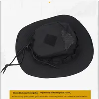 Topi Boonie kamuflase baru topi nelayan Taktis tepi lebar untuk aktivitas luar ruangan Musim Panas-mendaki berkemah memancing