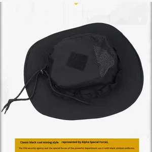 Nuevo sombrero Boonie de camuflaje, sombrilla táctica de pescador de ala ancha para actividades al aire libre de verano, senderismo, Camping, pesca - Product Image 6