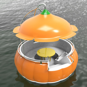 Divertissement BBQ Donut Boat Water Floating Restaurant pour 6-8 personnes LLDPE Plastic & Steel Material for Family BBQs - Product Image 5