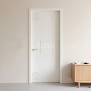 Puerta Interior Moderna de Madera Sólida con Diseño Personalizado, Aislamiento Acústico, Superficie Acabada, para Baño, 1 Año de Garantía, Entrega Directa de Fábrica - Product Image 3