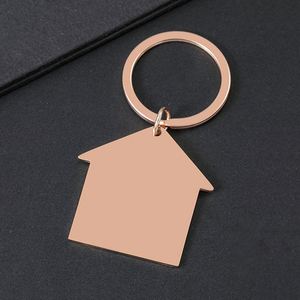 Porte-clés vierges personnalisés en acier inoxydable pour cadeau d'anniversaire, vente en gros - Product Image 4