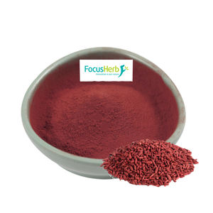 FocusHerb Pigment naturel de qualité alimentaire Colorant extrait de levure de riz rouge Extrait de plantes E100 Poudre rouge de Monascus - Product Image 1