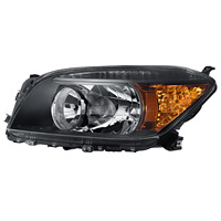 Nouveau phare halogène noir mat ABS H1 6000K 12V 55W de remplacement pour SUV 2006-2008, pièces détachées automobiles