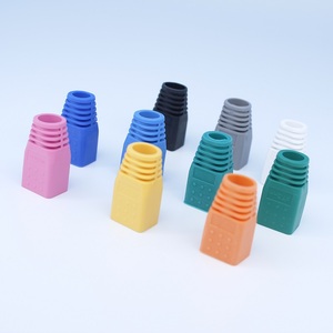 插头保护套 RJ45 8p 连接器橡胶套 网线 PVC LSZH 护套 裸铜导线 CE 认证 网络应用 - Product Image 2