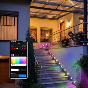 Luces de tira LED inteligentes Tuya Wifi para jardín, sincronización musical, luces de cadena LED impermeables para exteriores, luces para aleros, decoración navideña - Product Image 2