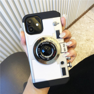 Emily in Paris 3D Retro Camera Case para iPhone 14 ProMax 13 12 11 Pro Max X XR XS Max 7 8 Plus Lanyard Camera Funda a prueba de golpes I - Product Image 4