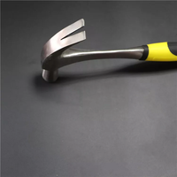 Vente en gros de marteaux multifonctions monobloc, marteau d'évasion avec pointe et griffe antidérapantes, outil de menuiserie durable
