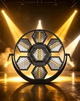 Lampe LED rétro en aluminium 7x60W DMX512, gradation linéaire 0% -100%, température de couleur pour événements, théâtre, DJ, mariage