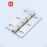 Charnière de porte à fente réglable en acier inoxydable brossé, charnières à emboîtement pour boîtier électrique, armoire, portail