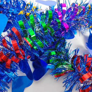 उत्सव पार्टी की सजावट नए पर्यावरण के अनुकूल उज्ज्वल उच्च गुणवत्ता वाले प्लास्टिक रंग ड्रैगन बॉल पीठ दिल रिबन jh11930 चीन - Product Image 6