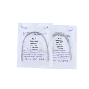 Fil orthodontique Ni-Ti activé thermiquement, arceaux supérieurs et inférieurs, 012 014 016 020, fil ovale rond, lot de 10 - Product Image 3