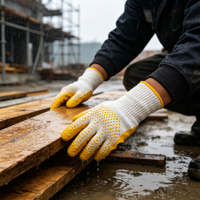 Guantes de Trabajo Resistentes al Aceite, Antideslizantes, Resistentes al Frío, Transpirables y Resistentes al Desgaste para Obras de Construcción Pesada