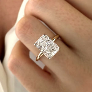 Anillo de Diamante Cultivado en Laboratorio con Certificado IGI de 1 Quilate, Corte Radiante, Joyería de Lujo - Product Image 2