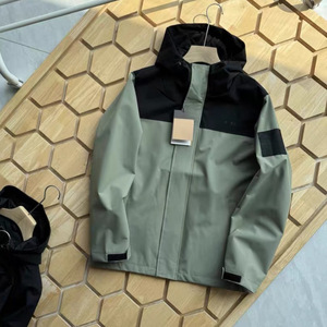 <b>Men's</b> Hooded <b>Lightweight</b> <b>Jacket</b> Waterproof Breathable Outdoor Casual Sport Hiking Camping PU Coating Spring Autumn Winter - Product Image 2